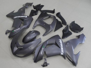 Migliori Carena Moto Kawasaki ZX10R 2006-2007 - Grigio Opaco Bianco Decal