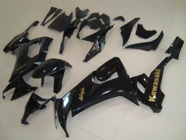 Migliori Carena Moto Kawasaki ZX10R 2008-2010 - Nero Lucido Oro Decal