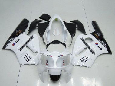 Migliori Carena Moto Kawasaki ZX12R 2000-2001 - Bianco Nero Elf Mostro