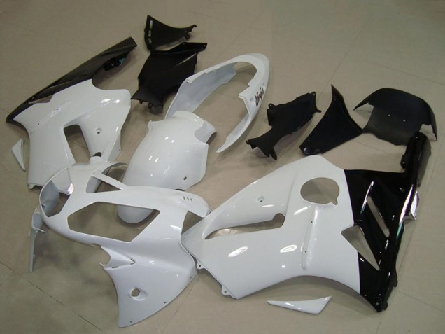 Migliori Carena Moto Kawasaki ZX12R 2002-2006 - Bianco Nero Lucido
