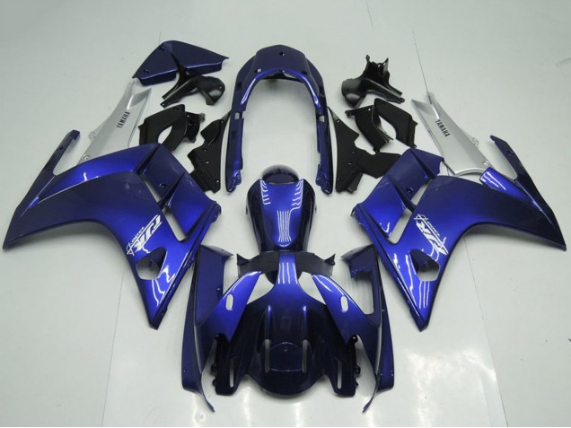 Migliori Carena Moto Yamaha FJR1300 2001-2006 - Blu Argento