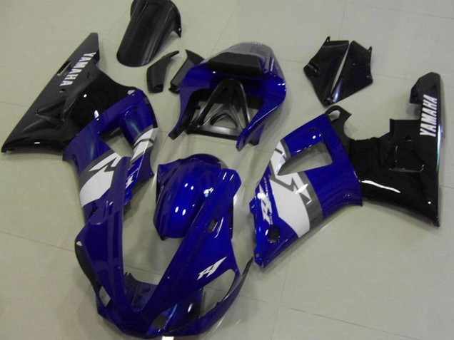 Migliori Carena Moto Yamaha YZF R1 2000-2001 - Blu Bianco Nero