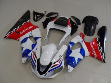 Migliori Carena Moto Yamaha YZF R1 2000-2001 - Bianco Rosso Blu Nero Corse