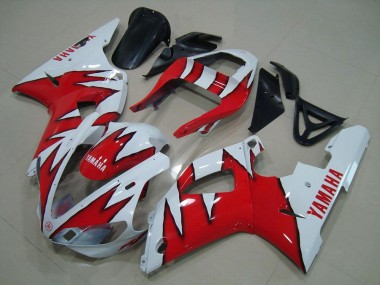 Migliori Carena Moto Yamaha YZF R1 2000-2001 - Bianco Rosso