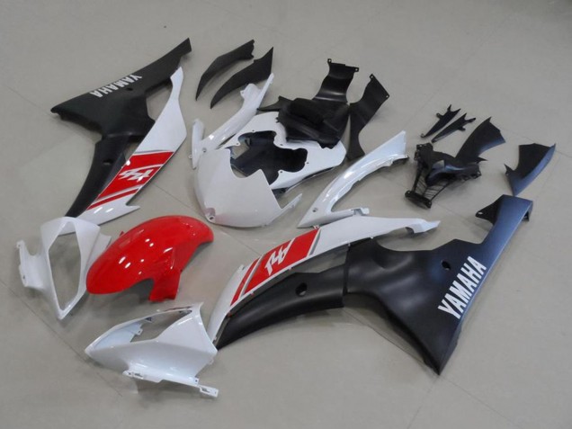 Migliori Kit Carena Moto Yamaha YZF R6 2008-2016 - Bianco Rosso Nero Opaco