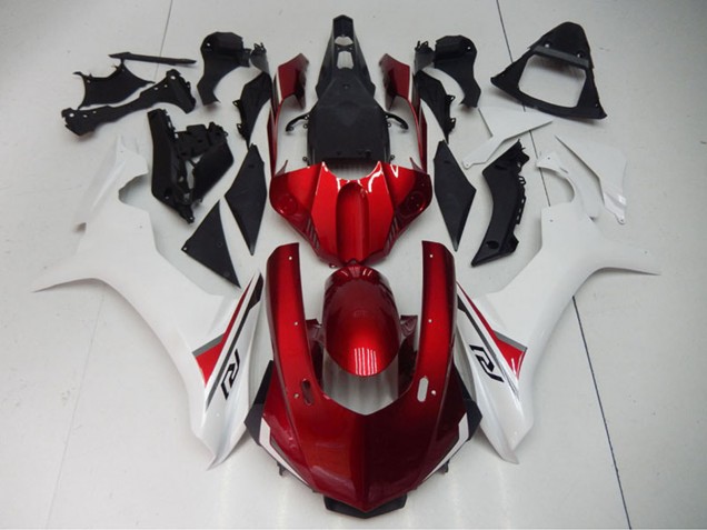Migliori Carena Moto Yamaha YZF R1 2015-2019 - Bianco Rosso Nero