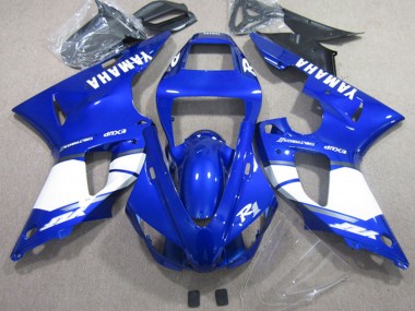 Migliori Carena Moto Yamaha YZF R1 2002-2003 - Blu Bianco