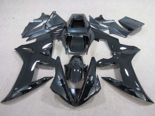 Migliori Carena Moto Yamaha YZF R1 2002-2003 - Nero Lucido Pianura