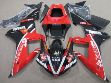 Migliori Carena Moto Yamaha YZF R1 2002-2003 - Rosso Bianco Nero Fimer Santander