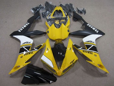 Migliori Carena Moto Yamaha YZF R1 2004-2006 - Giallo Bianco Nero