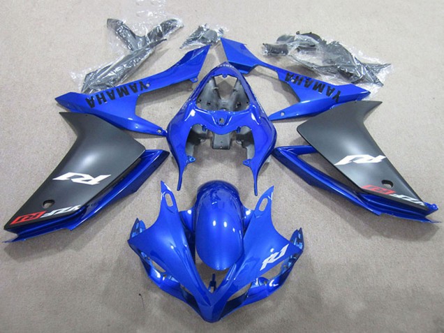 Migliori Carena Moto Yamaha YZF R1 2007-2008 - Blu Nero Opaco
