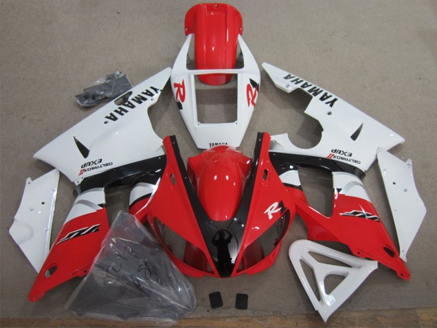 Migliori Carena Moto Yamaha YZF R1 2009-2011 - Bianco Rosso Nero