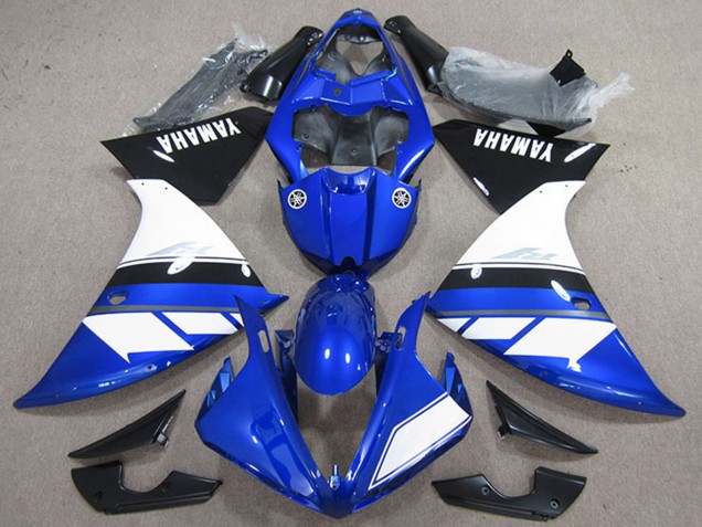 Migliori Carena Moto Yamaha YZF R1 2009-2011 - Blu Bianco Nero