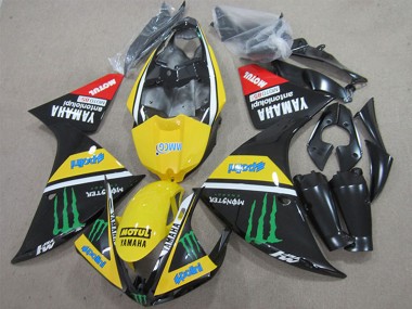 Migliori Carena Moto Yamaha YZF R1 2009-2011 - Giallo Bianco Nero Rosso Verde Motul Mostro