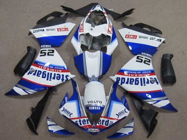 Migliori Carena Moto Yamaha YZF R1 2012-2014 - Bianco Blu Rosso Nero Fimer Sterilgarda