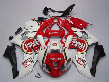Migliori Carena Moto BMW S1000RR 2009-2014 - Bianco Rosso Lucky Strike
