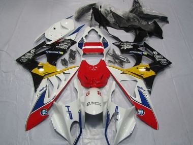 Migliori Carena Moto BMW S1000RR 2009-2014 - Bianco Rosso Giallo Blu Nero HP Castrol