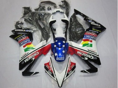 Migliori Carena Moto Honda CBR500R 2013-2015 - Bianco Rosso Blu Nero Lucido Star Carrera Lee DENSO EuroBet