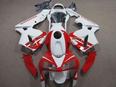 Migliori Carena Moto Honda CBR600RR 2003-2004 - Bianco Rosso