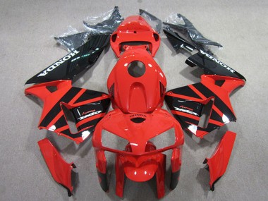 Migliori Kit Carena Moto Completo Honda CBR600RR 2005-2006 - Rosso Nero