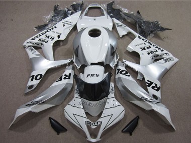 Migliori Carena Moto Honda CBR600RR 2007-2008 - Bianco Argento Nero Repsol