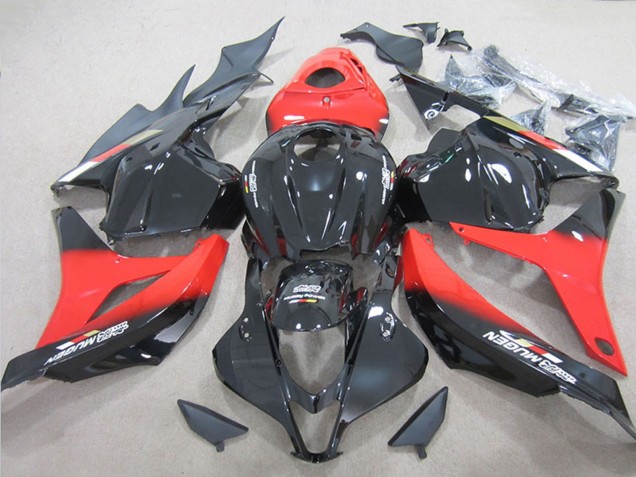 Migliori Kit Carena Moto ABS Honda CBR600RR 2009-2012 - Rosso Nero Lucido