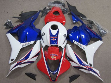 Migliori Carena Moto Honda CBR600RR 2009-2012 - Bianco Rosso Blu HRC