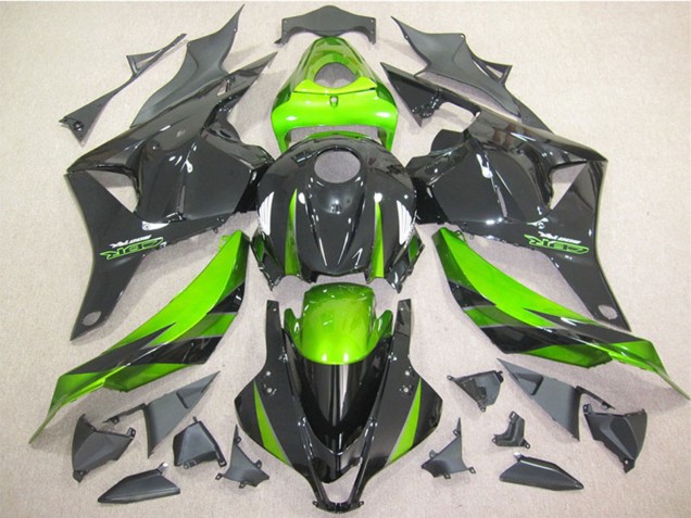 Migliori Carena Moto Honda CBR600RR 2009-2012 - Verde Nero Lucido