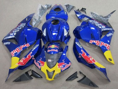 Migliori Carena Moto Honda CBR600RR 2009-2012 - Blu Giallo Red Bull