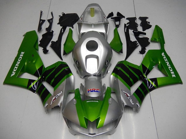 Migliori Carena Moto Honda CBR1000RR 2012-2016 - Argento Verde Nero Lucido HRC