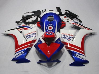 Migliori Carena Moto Honda CBR1000RR 2012-2016 - Bianco Rosso Blu Royal Air Force Reserves