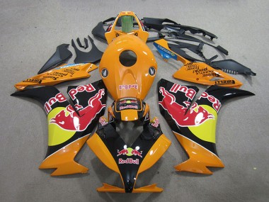 Migliori Carena Moto Honda CBR1000RR 2012-2016 - Arancia Giallo Nero Lucido Red Bull