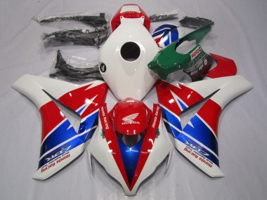 Migliori Carena Moto Honda CBR1000RR 2008-2011 - Bianco Rosso Blu Corsa