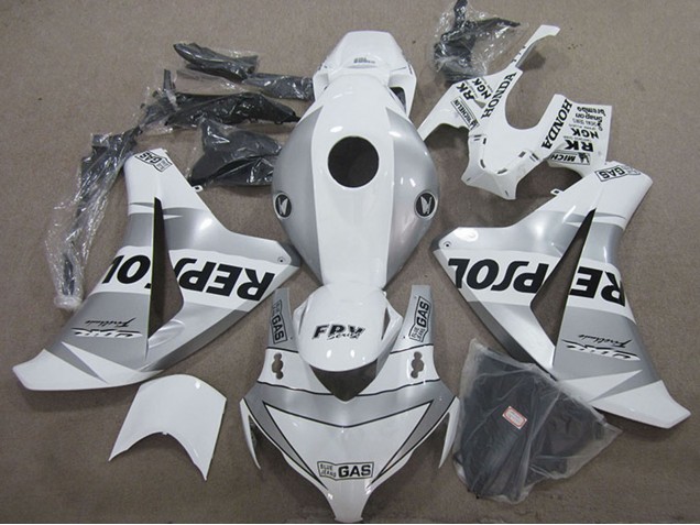 Migliori Carena Moto Honda CBR1000RR 2008-2011 - Bianco Argento Nero Repsol