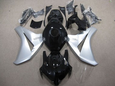 Migliori Carena Moto Honda CBR1000RR 2008-2011 - Argento Nero Lucido Fireblade