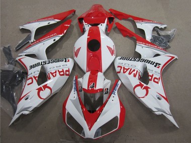 Migliori Carena Moto Honda CBR1000RR 2006-2007 - Bianco Rosso Pramac Bridgestone