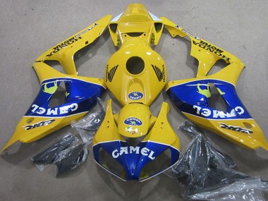 Migliori Carena Moto Honda CBR1000RR 2006-2007 - Giallo Blu Cammello