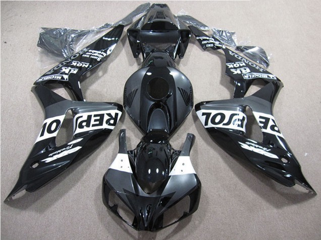 Migliori Carena Moto Honda CBR1000RR 2006-2007 - Nero Lucido Grigio Bianco Repsol