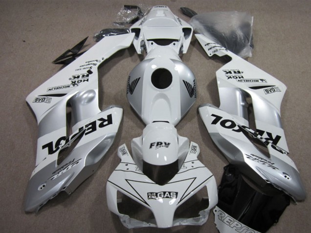 Migliori Kit Carena Moto Honda CBR1000RR 2004-2005 - Bianco Argento Nero Repsol
