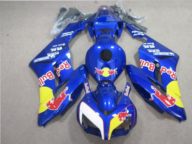 Migliori Carena Moto Honda CBR1000RR 2004-2005 - Blu Giallo Bianco Red Bull