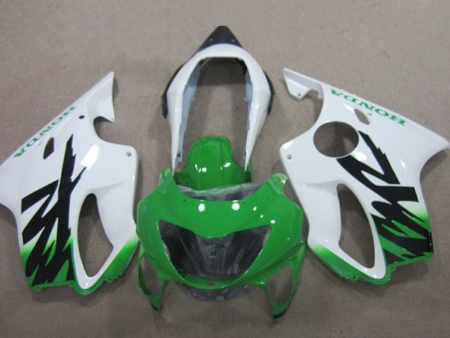 Migliori Carena Moto Honda CBR600 F4 1999-2000 - Bianco Verde
