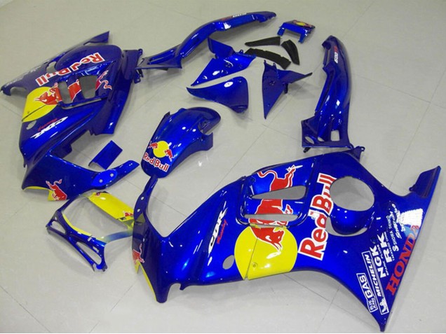 Migliori Carena Moto Honda CBR600 F3 1995-1996 - Blu Giallo Red Bull