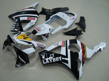 Migliori Carena Moto Honda CBR900RR 954 2002-2003 - Bianco Giallo Nero Lucido Rizoma Playboy 14