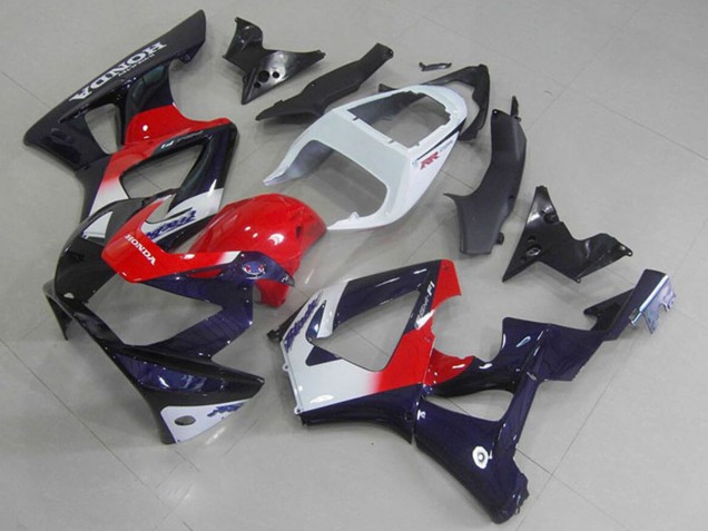 Migliori Carena Moto Honda CBR900RR 929 2000-2001 - Bianco Rosso Blu Scuro