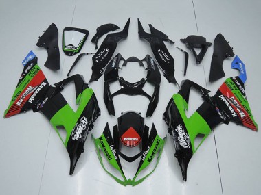 Migliori Carena Moto Kawasaki ZX6R 2013-2018 - Nero Lucido Verde Rosso Blu Motocard