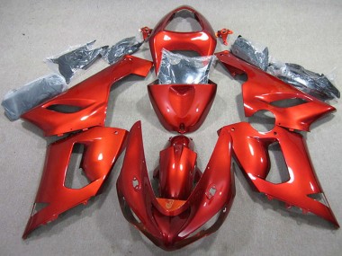 Migliori Carena Moto Kawasaki ZX6R 2005-2006 - Rosso