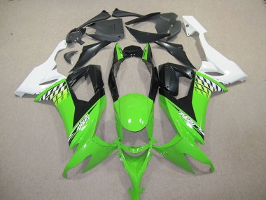 Migliori Kit Carena Moto Kawasaki ZX10R 2008-2010 - Bianco Verde Nero