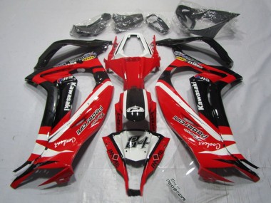 Migliori Carena Moto Kawasaki ZX10R 2011-2015 - Bianco Rosso Nero Pedercini