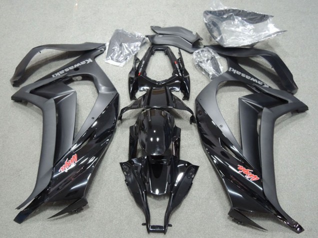 Migliori Carena Moto Kawasaki ZX10R 2011-2015 - Nero Lucido Nero Opaco Rosso Ninja