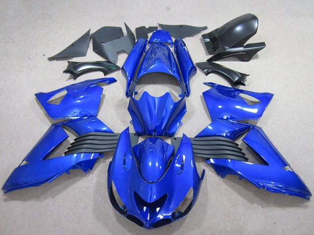 Migliori Carena Moto Kawasaki ZX14R ZZR1400 2006-2011 - Blu
